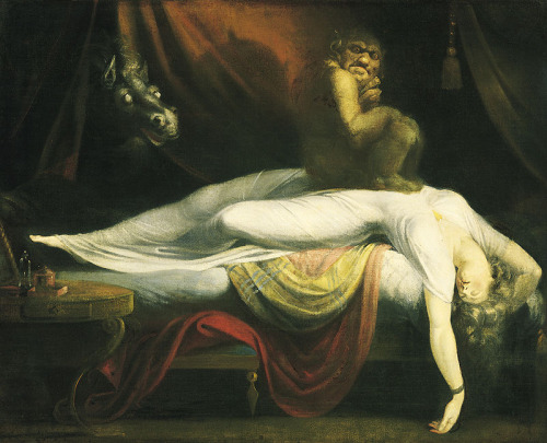 Sleep paralysis is a phenomenon in which a person, either falling asleep or awakening, temporarily experiences an inability to move, speak or react. It is a transitional state between wakefulness and sleep, characterizedby complete muscle atonia (muscle weakness). It is often accompanied by terrifying hallucinations(such as an intruder in the room) to which one is unable to react due toparalysis, and physical experiences (such as strong current running through theupper body). Sleep paralysis has been linked to anxiety disorders, however, itcan occur in isolation.I’ve experienced thisbefore and I have to say that it’s pretty scary. If this happens to you, it’simportant to realize that you are not being possessed by an external being. Tryto slowly move one of your fingers or toe to regain control of your body. 