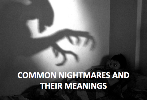 angrynerdyblogger:sixpenceee:The following isn’t scientifically backed up or anything, but it’s a list I’ve composed from various websites whose source I’ll put at the bottom!Natural Disasters: Since the weather is unpredictable it’s said to represent the stress and anxiety in the person’s lifeSeeing the dead: A reflection of an inability to let goMissing important events: Anxiety about failing and not meeting expectation Naked: Person may suffer from self-image issues and low self-esteem issuesTeeth falling out: Inner turmoil on being judged by others based on physical appearanceInjuries: Feeling vulnerable in a part of your lifePartner leaving: Dread of being alone, being not good enough for the partnerBeing trapped: Unable to get out of current situation (dead end job, negative relationship)Falling: The feeling that one is unable to control a certain aspect of their lifeBeing chased/attacked: Being afraid to confront something in your lifeTechnology malfunction: Such as a phone not working, represents failing to reach out to someone on an emotional levelI got these from listverse and howstuffworksTeeth falling out/rotting can also be indicative of stress and anxiety! Nakedness also indicates vulnerability the person doesn’t want to feel. Also, a couple of others I’ve been asked about that have been missed:Being killed: It’s not actually impossible to die in dreams, despite what everyone says. Represents feeling disappointed and acting in a way that’s not compatible with your feelings (i.e., doing something you don’t want to do just to keep others happy).Dog attacks: Someone you thought to be loyal is against you or plans to betray you. Represents a friend or friends you shouldn’t trust, especially if the dog is black.Fire: To dream you are burning means your temper is getting out of control. If a house is on fire, it’s symbolic of needing a change; if you are trapped in a burning house, it represents you feeling insecure about your ability to make changes. To dream you are setting something or someone alight means you are struggling with anger.Drowning: Dreaming that you are drowning means you are being overwhelmed by emotions, and need to take things slower and more carefully.Being inexplicably hated or disliked: Hate in dreams represents repressed aggression and fear of confrontation. To dream you are hated by people who should love you indicates worry that you’ve done something to upset or hurt them, or guilt over actions or words that haven’t been resolved yet. It can also be a sign of insecurity over how important you are to others.Thanks for making this more awesome :)