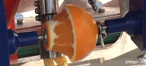 An Orange Peeling Machine(Source)