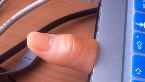That thumb is a USB drive. 