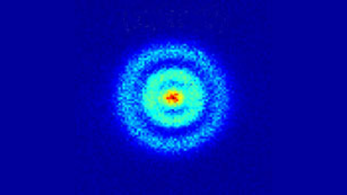 What you’re looking at is the first direct observation of an atom’s electron orbital, an atom&rsquo;s actual wave function! To capture the image, researchers utilized a new quantum microscope, an incredible new device that literally allows scientists to gaze into the quantum realm. (Source) 