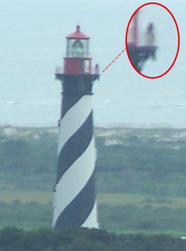 This is believed to be the ghost of the St. Augustine Lighthouse (Florida, USA), a little girl of about 10 years of age. Source: psiresearcher.wordpress.com