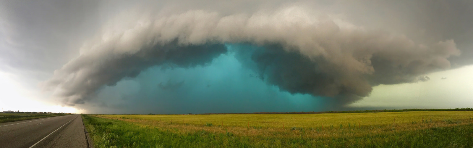 A supercell in Weinart, Texas. Here is my post on supercells