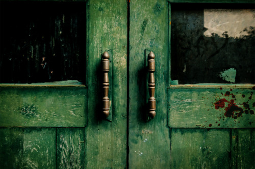 Where Bad Kids GoI must have been six or seven when I lived in Lebanon. The country was ravaged by war at the time, and murders were common and frequent. I remember during a particularly vicious era, when the bombings rarely stopped, I would stay at home sitting in front of my television watching a very, very strange show. [[MORE]]It was a kids&rsquo; show that lasted about 30 minutes and contained strange and sinister images. To this day I believe it was a thinly veiled attempt on the part of the media to use scare tactics to keep kids in place, because the moral of every episode revolved around very uptight ideologies: stuff like, “bad kids stay up late,” “bad kids have their hands under the covers when they sleep,” and “bad kids steal food from the fridge at night.”It was very weird, and in Arabic to top it off. I didn&rsquo;t understand much of it, but for the most part the images were very graphic and comprehensive. The thing that stuck with me the most, however, was the closing scene. It remained much the same in every episode. The camera would zoom in on an old, rusted, closed door. As it got closer to the door, strange and sometimes even agonizing screams would become more audible. It was extremely frightening, especially for children&rsquo;s programming. Then a text would appear on the screen in Arabic reading: “That&rsquo;s where bad kids go.” Eventually both the image and the sound would fade out, and that would be the end of the episode.About 15 or 16 years later I became a journalistic photographer. That show had been in my mind all my life, popping up in my thoughts sporadically. Eventually I&rsquo;d had enough, and decided to do some research. I finally managed to uncover the location of the studio where much of that channel&rsquo;s programming had been recorded. Upon further research and eventually traveling on site, I found out it was now desolate and had been abandoned after the big war ended.I entered the building with my camera. It was burnt out from the inside. Either a fire had broken out or someone had wanted to incinerate all of the wooden furniture. After few hours of cautiously making my way into the studio and snapping pictures, I found an isolated out-of-the-way room. After having to break through a few old locks and managing to break the heavy door open, I remained frozen in the doorway for several long minutes. Traces of blood, feces, and tiny bone fragments lay scattered across the floor. It was a small room, and an extremely morbid scene.What truly frightened me, though, what made me turn away and never want to come back, was the bolted, caged microphone hanging from the ceiling in the middle of the room&hellip; (Source)