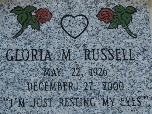 &ldquo;I&rsquo;m just resting my eyes.&rdquo; This is located in Key West Cemetery in Florida. 