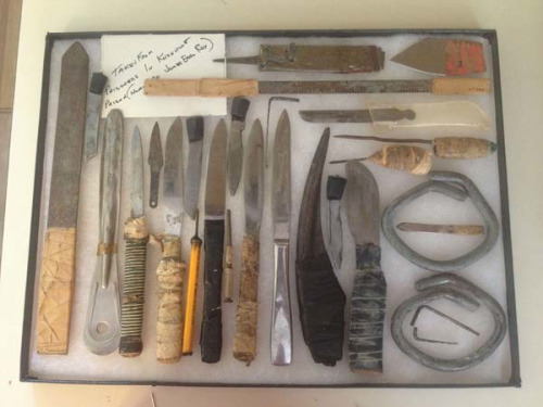 This is a collection of confiscated prison shanks.Source: Viralnova