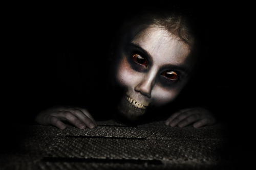 4:03 by Hunter(Picture Credit)It was 4:03 in the morning and I woke up screaming. It was my dream. In my dream, I watched everyone I ever knew or loved be killed by the creature. It had a short fat body, and long slender arms, which ended with claws that looked more like swords than claws. Its eyes were slits that glowed red in the darkness, and its teeth were long like horns, and sharp like steak knives. [[MORE]]It looked at me before it killed them, and laughed each time before it ripped apart my loved ones with its sharp claws. How had it found us? It tricked me into letting it into my home, by mimicking the voice of my father; it couldn’t come in without permission it told me after it ripped out my Mother’s heart. The dream ended with the creature laughing its evil cackle and slowly walking towards me, dragging its claws on the floor, I screamed, and sat up. I was in my room, in my bed, safe again. 4:03, I hear a knock at the door, I froze up instantly.“Tommy, I heard you screaming, are you alright?” I heard my mother say. What a relief, Mom’s here.“I’m fine Mom, just a bad dream” I replied, the relief washing over me“Okay honey, I got you a glass of water, do you want it? Mom said back to me“Sure, come in” I said. And as those words left my mouth, I remembered that it was September, and I had moved back into my college dorm 3 weeks ago.