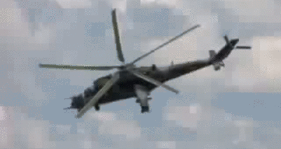 A helicopter’s blade frequency synchronized with a camera’s shutter speed(Source)