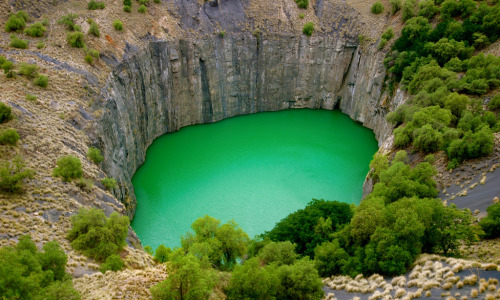 The Big Hole, Open Mine or Kimberley Mine is an open-pit and underground mine in Kimberley, South Africa, and claimed to be the largest hole excavated by hand, although this claim is disputed