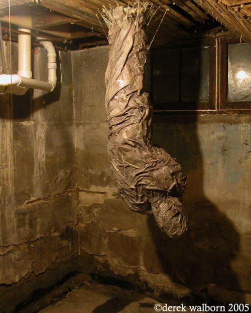 William by Derek Walborn. Made out of fiberglass blanket, cotton sheets, latex, and resin on a wire armature