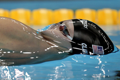 If you&rsquo;ve enjoyed this illustration of surface tension, here&rsquo;s another. This photo shows Tyler Clary of the U.S. as he competes in the Men&rsquo;s 200m Backstroke Final and creates perfect example of surface tension. Source: DailyMail