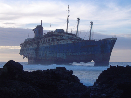 USS America abandoned in the Canary Islands(Source)