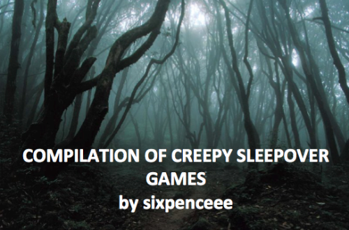 I have received various messages from people who actually tried some of these games and got back horrifying, emotionally and physically scarring results. Play at your own risk.hide and seek: playing cat and mouse with a possessed dollfortune: asking spirits for your entire futurethings you never want to do: a collection of dare-devil activitiesmidnight man: summoning a demonhow to actually contact blood mary: self-explanatoryliving doll: inducing a spirit to possess a dollconcentrate: a game to figure out how you will die kokkuri-san: summon a spirit to ask about the future three kings: access to another dimension shoe box telephone: communication with the deadelevator game: access to another world you may or may not get out of bath game: summoning a ghost that will follow you around all daycat scratch: to summon a spirit that leave claw marks on your backsandman game: persons body feels much heavierbaby blue: to summon an evil baby spiritlight as a feather: make person&rsquo;s body light enough to lift up with fingers
