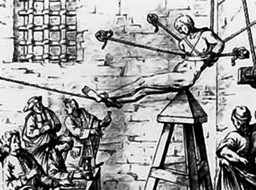 The Judas CradleClosely related to impalement, this gruesome punishment entailed having the victim sit on the pyramid-shaped cradle, after which they would be forced down on it by ropes with the intent of stretching the victim’s orifice over a long period of time, slowly impaling them. To add to the overall humiliation, the victim was usually naked and the device was rarely washed.  So if the torture did not kill you, the infection contracted from it would. (Source)For moreposts, visit sixpenceee.com.